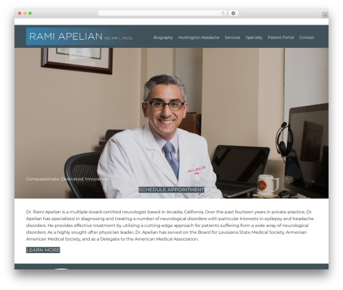 Beaver Builder Theme WordPress theme - ramiapelianmd.com