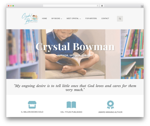 Breakdance Zero Theme theme WordPress - crystalbowman.com