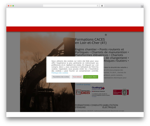 Divi WordPress theme - ftl-caces.fr
