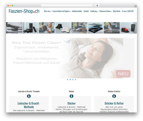DynamiX WordPress theme - faszien-shop.ch