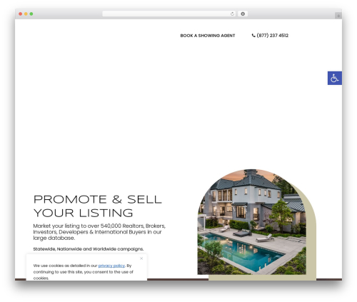 Framework WordPress website theme - forwardmylisting.com