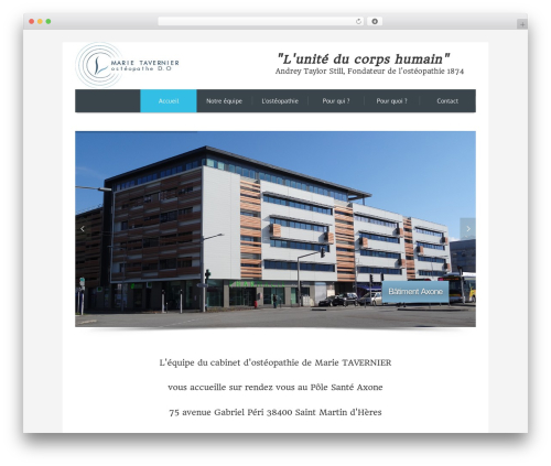 Increase WordPress theme - osteopathie-tavernier.com