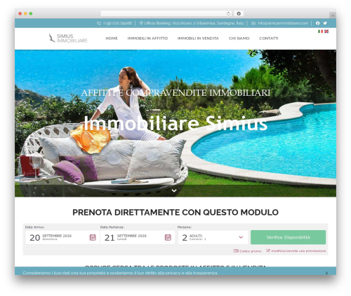 MyHome WordPress theme design - simiusimmobiliare.com
