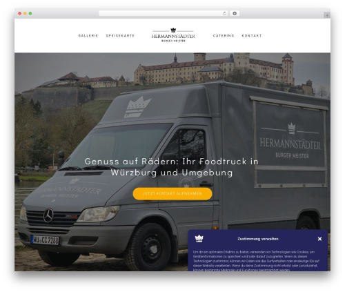 Uncode WordPress theme - hermannstaedter-burgermeister.de