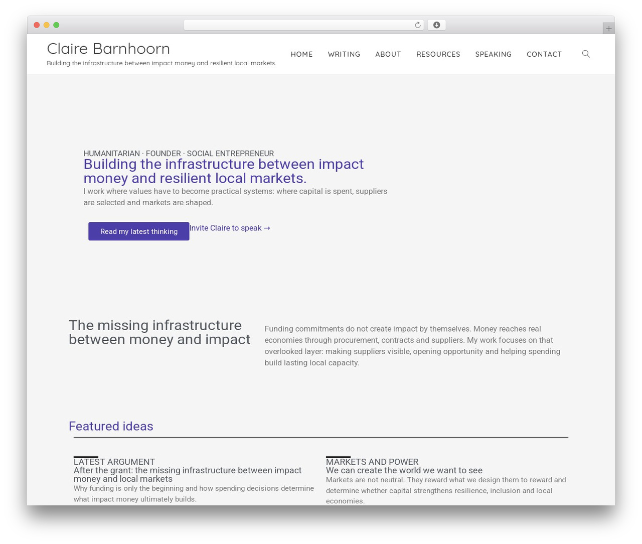 WordPress theme Altar - clairebarnhoorn.com