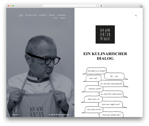 Aperitive. WordPress theme - www.derherranton.at