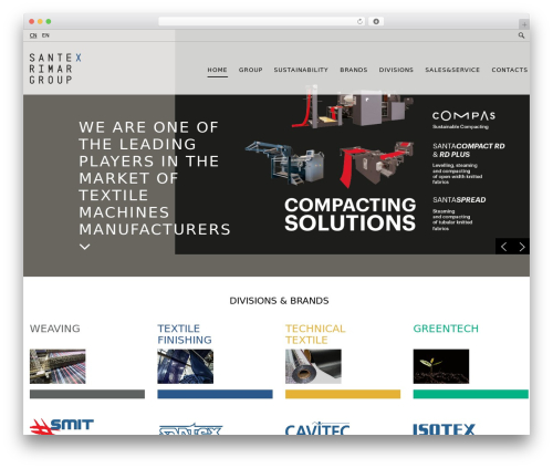 Executive WP WordPress theme - santexrimar.com