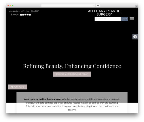 Parent Theme WordPress theme - alleganyplasticsurgery.com