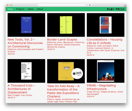 Ruby Press theme WordPress - ruby-press.com