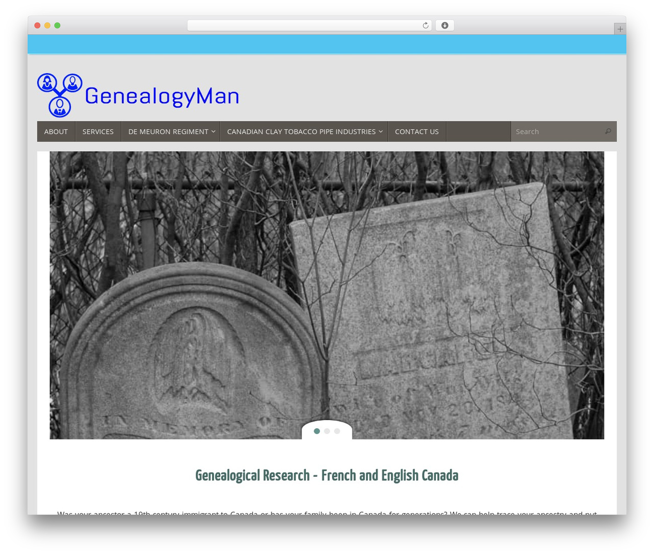 Tempera WordPress theme - genealogyman.com Tempera WordPress theme - genealogyman.com
