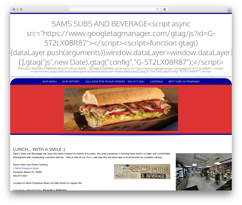 WordPress theme Preference Lite - samssubsandcheckcashing.com
