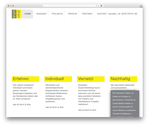 Tco smooth scroll WordPress plugin - drum-und-dran.ch