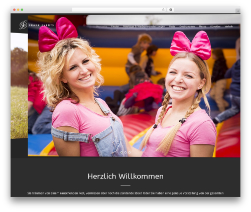 WordPress theme Versatile - frank-events.com
