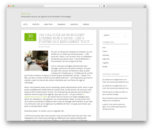 Contango WordPress theme - netop.fr Contango WordPress theme - netop.fr