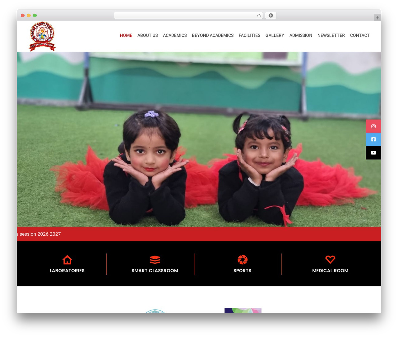 Site Parent theme WordPress - mountabupublicschool.net
