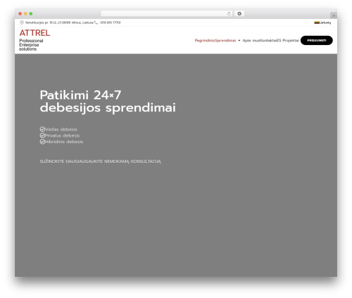 WordPress theme Scoding - attrel.com