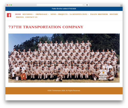 WordPress theme CAD WP Base Theme - vietnam737th.com