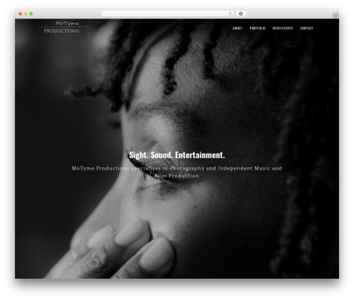 WordPress theme Genesis - motymeproductions.com