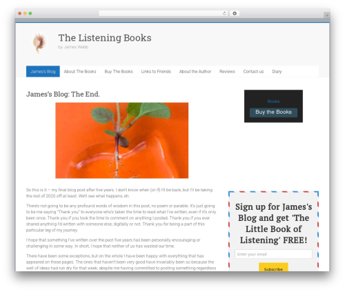 WordPress Calls to Action (cta) free WordPress plugin - thelisteningbook.org.uk