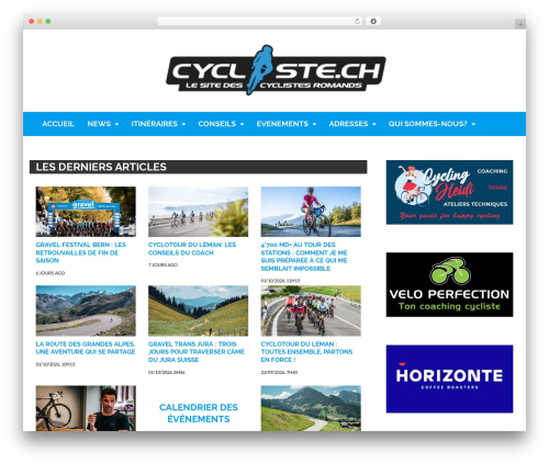 Core extend WordPress plugin - cycliste.ch