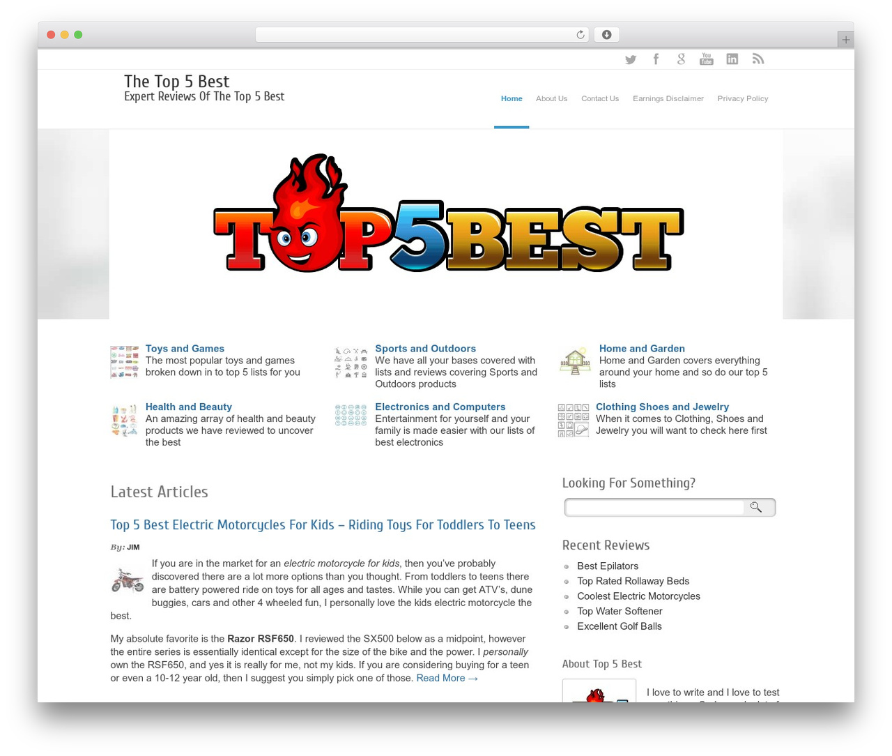 ClickBump WordPress theme - top5best.net ClickBump WordPress theme - top5best.net
