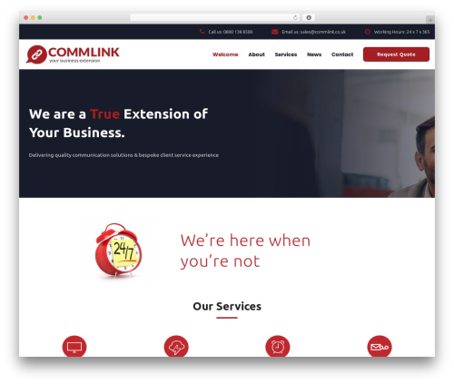 Copallyt WordPress theme - commlink.co.uk