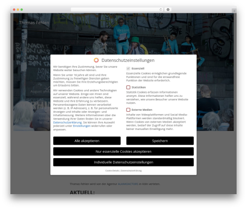 Formota WordPress website theme - thomasfehlen.de