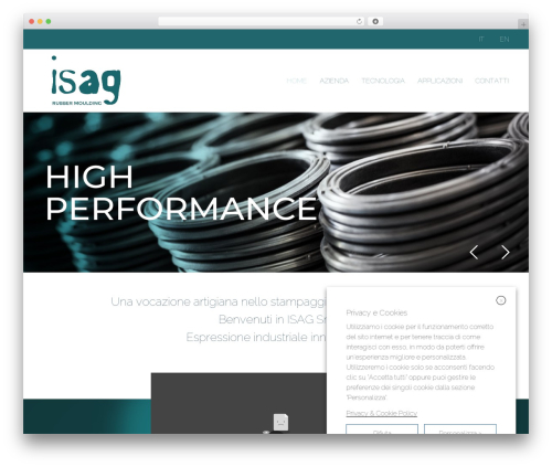 Lestin theme WordPress - isag.it