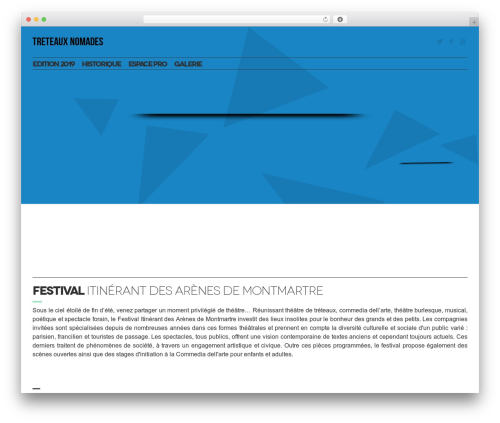 Masculine (wordpressplus.org) WordPress theme - treteauxnomades.com