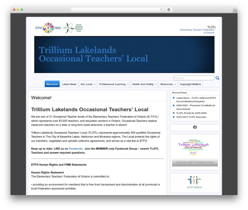 Suffusion WordPress theme - tlotl.ca