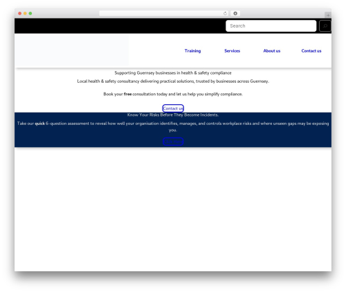 WordPress theme VisualSite Pro - foresightsafety.co.uk