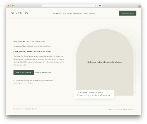 Zeroy WordPress plugin - suzykids.com
