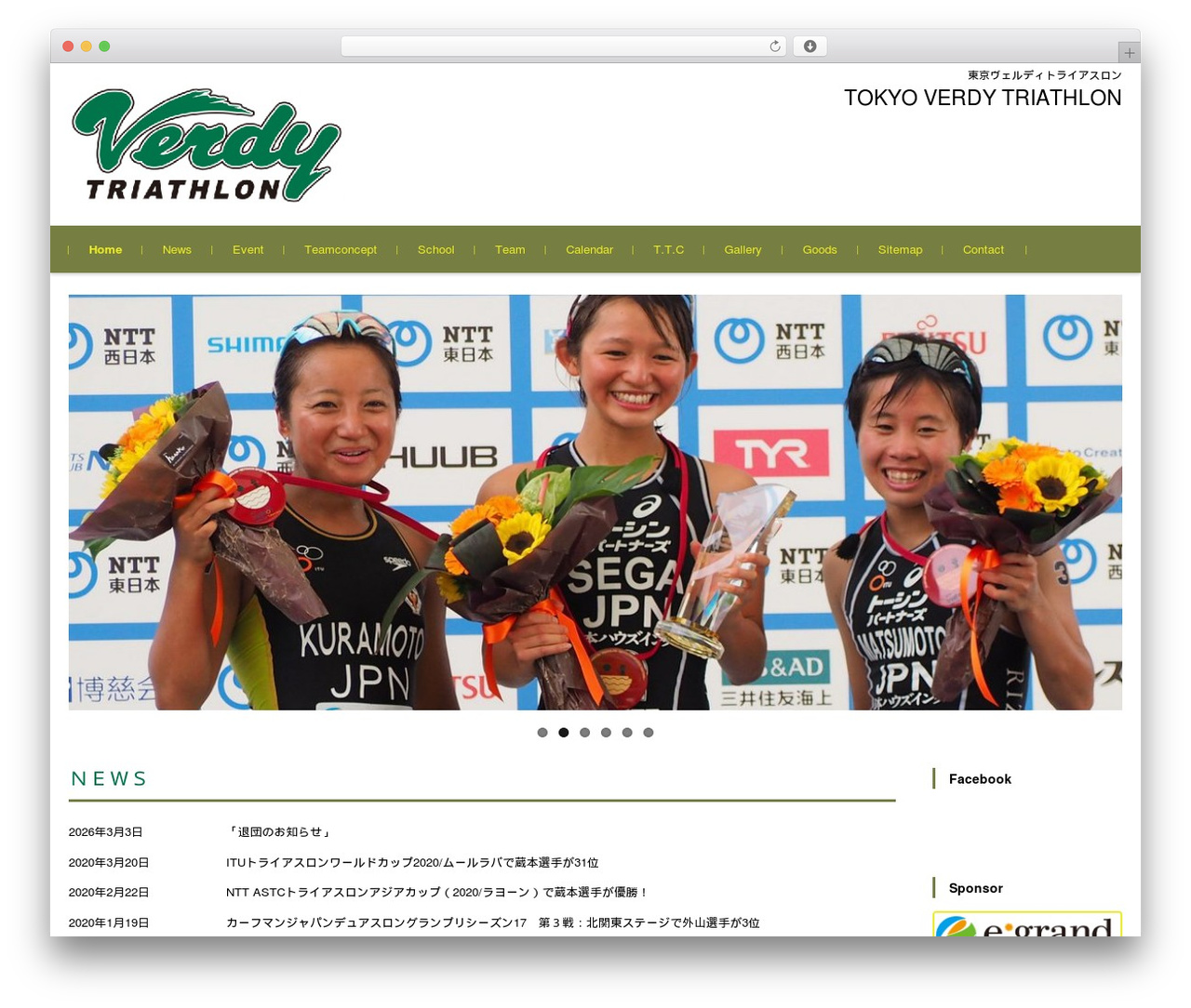 FSVBASIC premium WordPress theme - verdytriathlon.com