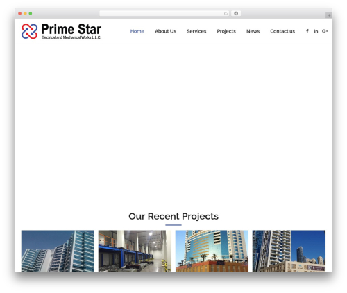 Lambda WP theme - primestar-uae.com