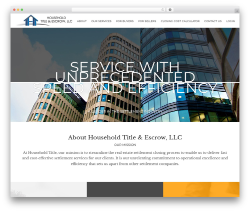 Law Firm Sites WP template - householdtitle.com