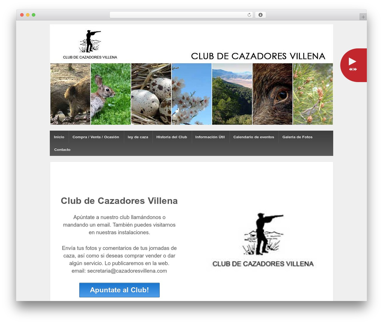 Responsive theme WordPress - cazadoresvillena.com Responsive theme WordPress - cazadoresvillena.com