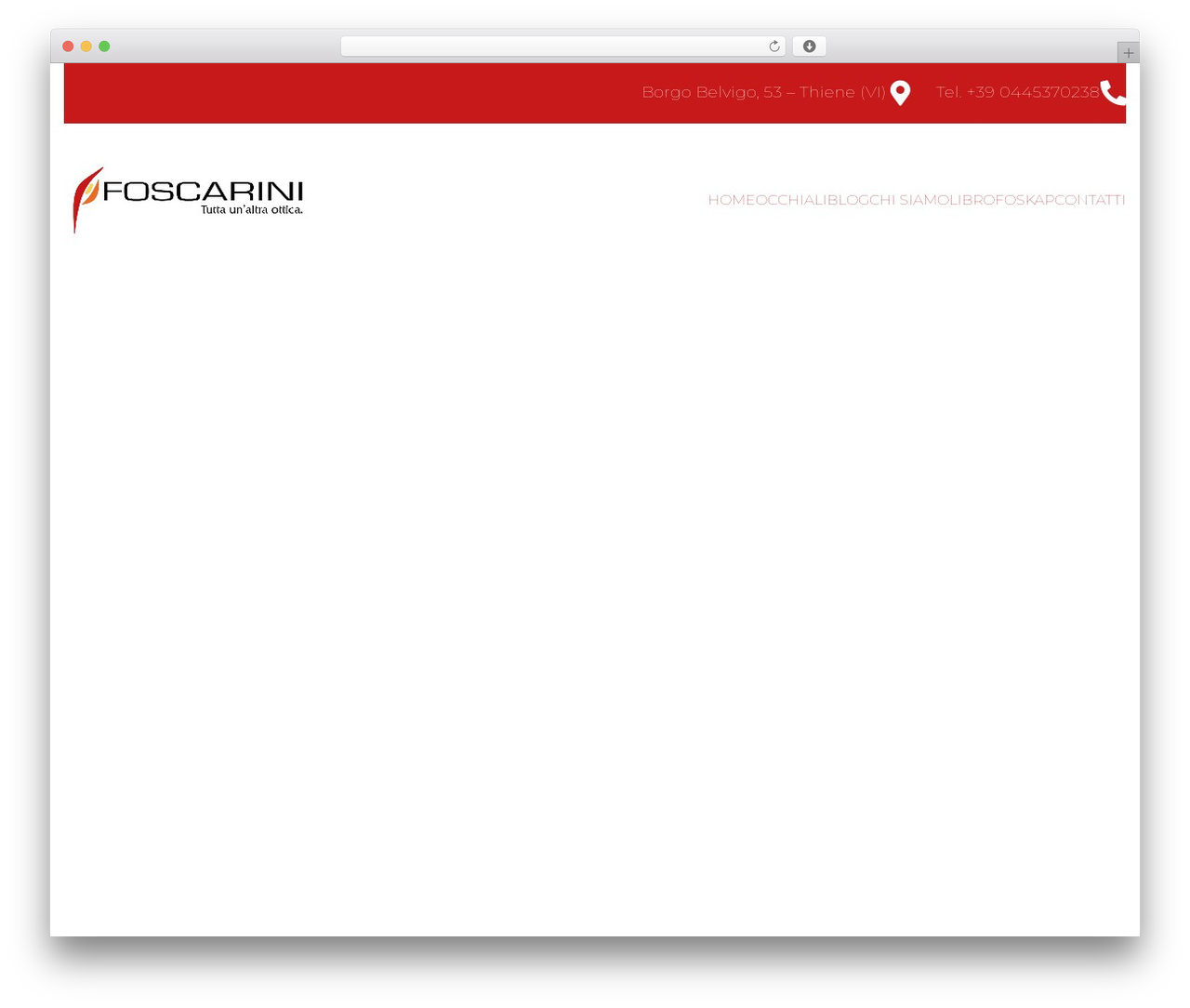 Rey Child WordPress theme - otticafoscarini.com