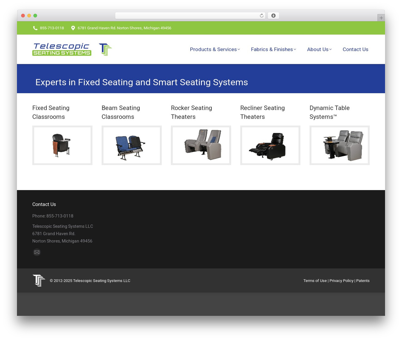 the7dtchild WP theme - telescopicseatingsystems.com