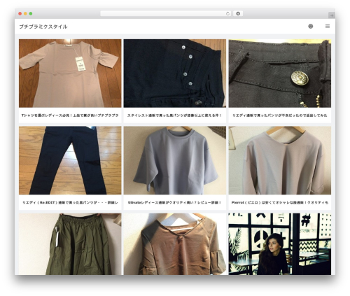 WordPress theme VIEW - puchipuramixstyle.com