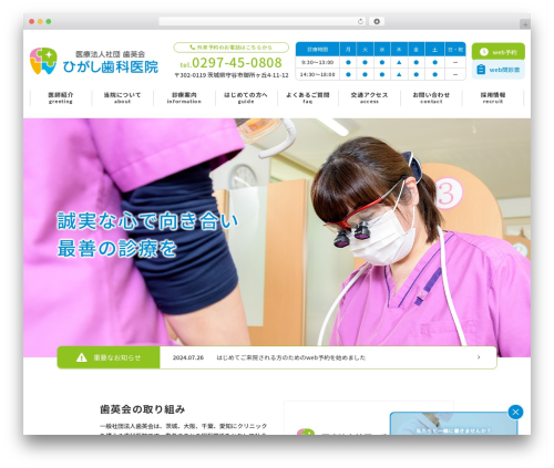 プロジェクトテーマ theme WordPress - moriya-higashidc.com