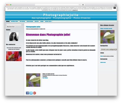 Andreas theme WordPress - photographiejolie.unblog.fr