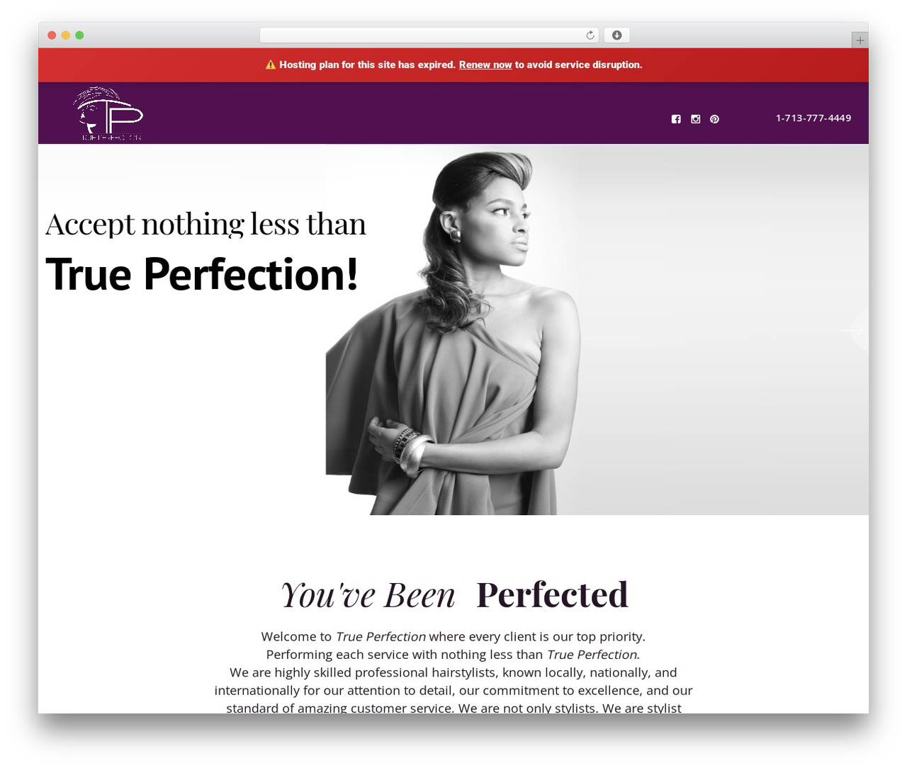 Beyoutiful theme WordPress - trueperfectionsalon.com Beyoutiful theme WordPress - trueperfectionsalon.com