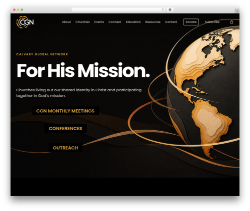 CC.Com WordPress website theme - cgn.org