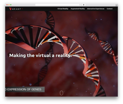 Engage theme WordPress - variantvr.com