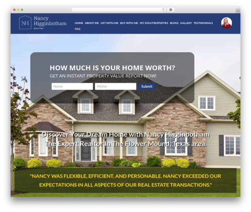 Equity WordPress theme - nancyisrealestate.com