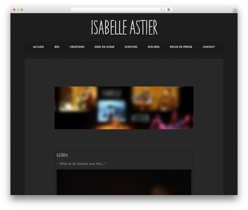 Simple Shop free WordPress theme - isabelleastier.com