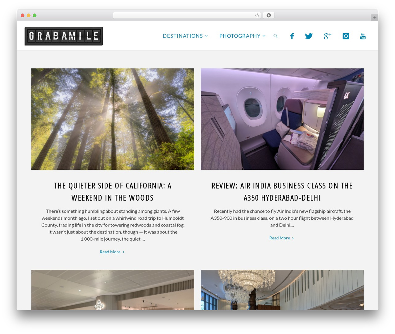 WordPress theme Grab a Mile - grabamile.boardingarea.com