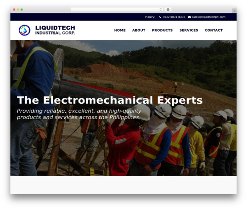 WordPress theme Liquidtech - liquidtechph.com