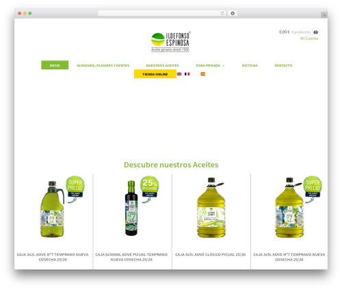 Aceites Espinosa Theme WordPress theme - ildefonsoespinosa.com