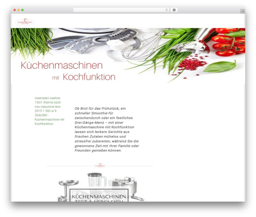 Affiliatetheme amazon WordPress plugin - kuechenmaschine-mit-kochfunktion.de